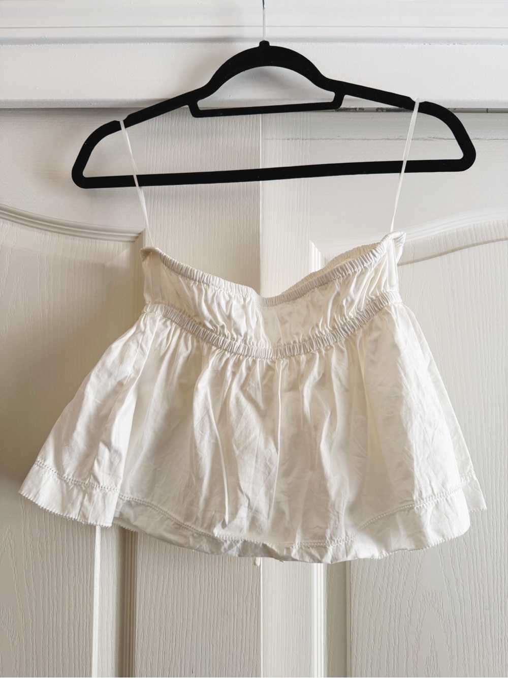 Reformation Rowen White Strapless Top - Picture 3 of 4